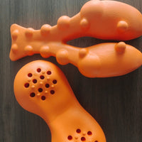HKM-170515 EVA Injection Foam Cervical Spine Massage Pillow in Orange, 39x17x9CM