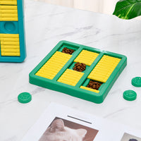 HKM-170835 Interactive Rotating Dog Food Dispenser Toy - Slow Feeder and Biting Toy for Pets