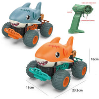 HKM-170963 Remote Control Dolphin-Themed Off-Road Car for Kids - Electric Climbing Toy Truck, Indoor-Outdoor Use
