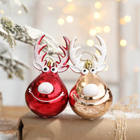 HKM-171155 Decorative Christmas Tree Ornaments - Plastic Deer & Elk Designs