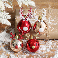 HKM-171155 Decorative Christmas Tree Ornaments - Plastic Deer & Elk Designs