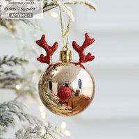 HKM-171155 Decorative Christmas Tree Ornaments - Plastic Deer & Elk Designs
