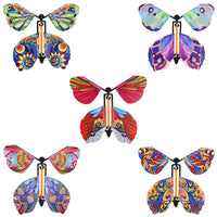 HKM-171219 Magic Flying Butterfly Toy – Rubber Band Powered Fun for Kids Ages 2 and Up