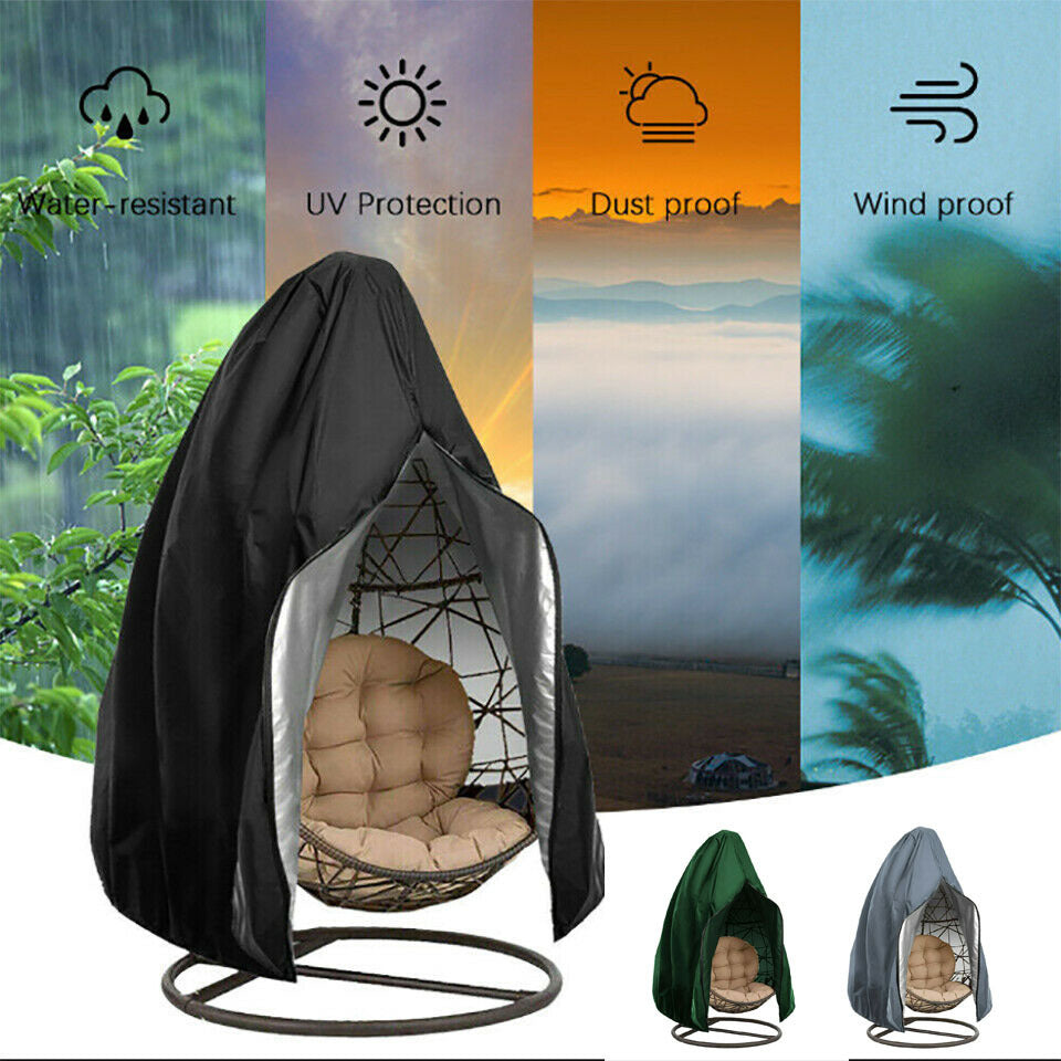 HKM-171219 Waterproof Swing Cover, 230x200CM, 190x115CM, Durable 210D Oxford Cloth with Silver Coating