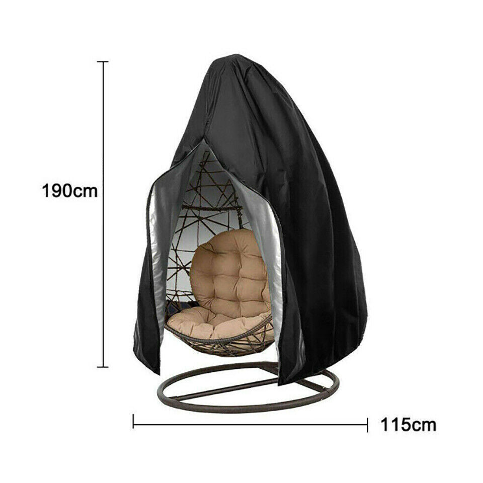 HKM-171219 Waterproof Swing Cover, 230x200CM, 190x115CM, Durable 210D Oxford Cloth with Silver Coating