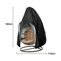 HKM-171219 Waterproof Swing Cover, 230x200CM, 190x115CM, Durable 210D Oxford Cloth with Silver Coating