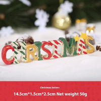 HKM-171347 Christmas-Themed Handmade Resin Crafts for Creative Desk Decoration