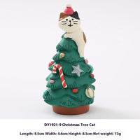HKM-171347 Christmas-Themed Handmade Resin Crafts for Creative Desk Decoration