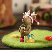 HKM-171347 Christmas-Themed Handmade Resin Crafts for Creative Desk Decoration