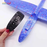 HKM-171347 Kids Foam Hand Throwing Plane Toy - Fun Outdoor Model for Ages 2-7