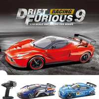 HKM-171539 Remote Control Drift Car 2.4G 1/10 Scale Four Wheel Drive 40km/h for Kids Age 5 and Up