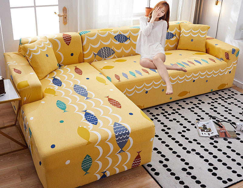 HKM-171603 All-Inclusive Stretch Dustproof Sofa Cover for Combination Sofas - Multiple Sizes Available