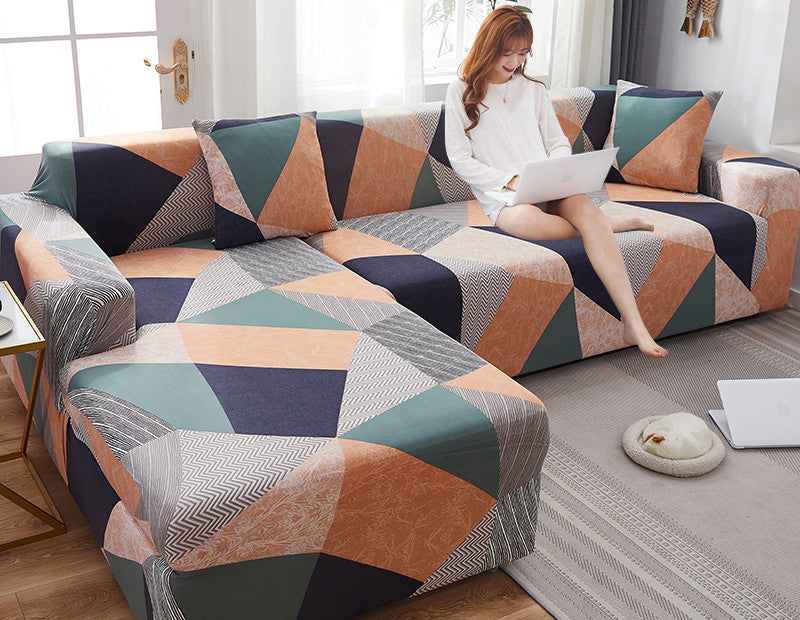 HKM-171603 All-Inclusive Stretch Dustproof Sofa Cover for Combination Sofas - Multiple Sizes Available