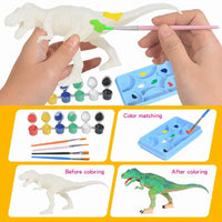 HKM-171795 Dinosaur World Play Mat and DIY Coloring Set for Creative Kids Ages 3+
