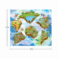 HKM-171795 Dinosaur World Play Mat and DIY Coloring Set for Creative Kids Ages 3+