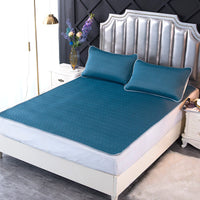 HKM-171859 Latex Summer Mat Set - 3 Folding Pieces (90x120cm, 120x200cm, 150x200cm, 180x200cm) with Pillow Cases