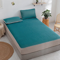 HKM-171859 Latex Summer Mat Set - 3 Folding Pieces (90x120cm, 120x200cm, 150x200cm, 180x200cm) with Pillow Cases