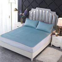 HKM-171859 Latex Summer Mat Set - 3 Folding Pieces (90x120cm, 120x200cm, 150x200cm, 180x200cm) with Pillow Cases