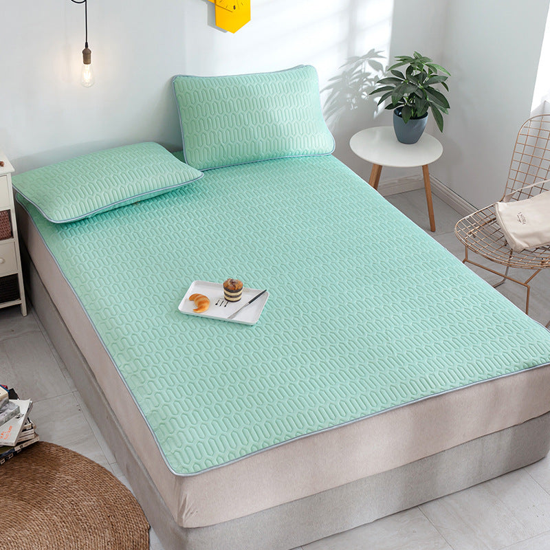 HKM-171859 Latex Summer Mat Set - 3 Folding Pieces (90x120cm, 120x200cm, 150x200cm, 180x200cm) with Pillow Cases