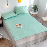 HKM-171859 Latex Summer Mat Set - 3 Folding Pieces (90x120cm, 120x200cm, 150x200cm, 180x200cm) with Pillow Cases