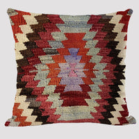 HKM-171923 Bohemian Ethnic Style Linen Pillowcase - 45x45cm Design