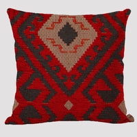 HKM-171923 Bohemian Ethnic Style Linen Pillowcase - 45x45cm Design