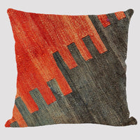 HKM-171923 Bohemian Ethnic Style Linen Pillowcase - 45x45cm Design