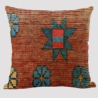 HKM-171923 Bohemian Ethnic Style Linen Pillowcase - 45x45cm Design