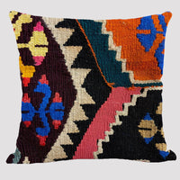HKM-171923 Bohemian Ethnic Style Linen Pillowcase - 45x45cm Design