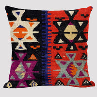HKM-171923 Bohemian Ethnic Style Linen Pillowcase - 45x45cm Design