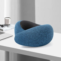 HKM-171987 Memory Foam U-Shaped Travel Pillow for Neck Support and Comfort