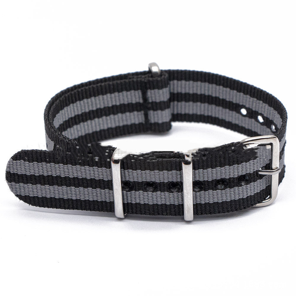 HKM-172051 Men's Watch with Soft Nylon Strap and Durable Steel Ring