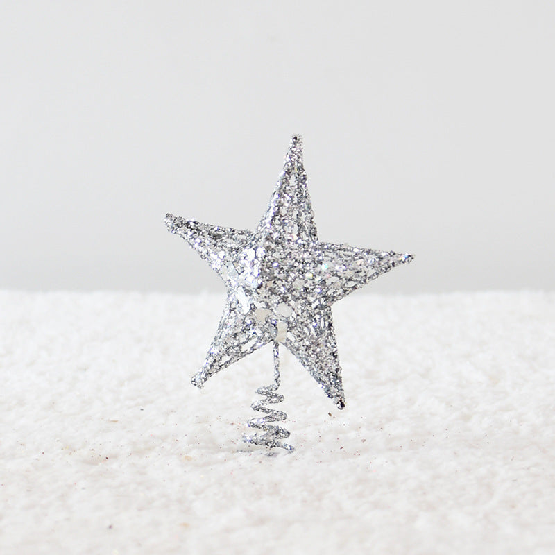 HKM-172307 Star Decoration for Festivals and Christmas - Iron, Gold/Silver/Red, 15/20/25CM