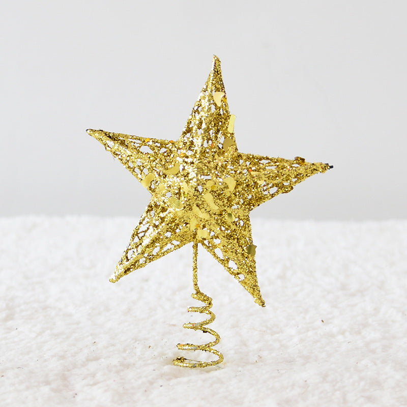 HKM-172307 Star Decoration for Festivals and Christmas - Iron, Gold/Silver/Red, 15/20/25CM