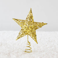 HKM-172307 Star Decoration for Festivals and Christmas - Iron, Gold/Silver/Red, 15/20/25CM