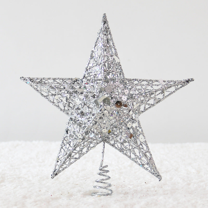 HKM-172307 Star Decoration for Festivals and Christmas - Iron, Gold/Silver/Red, 15/20/25CM