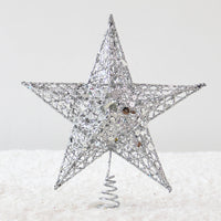 HKM-172307 Star Decoration for Festivals and Christmas - Iron, Gold/Silver/Red, 15/20/25CM