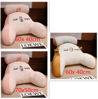 HKM-172499 Ergonomic Triangle Reading Cushion with Detachable Cover and Soft Support for Back and Lumbar
