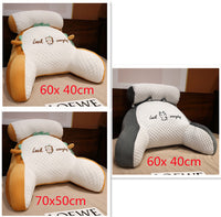 HKM-172499 Ergonomic Triangle Reading Cushion with Detachable Cover and Soft Support for Back and Lumbar