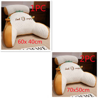 HKM-172499 Ergonomic Triangle Reading Cushion with Detachable Cover and Soft Support for Back and Lumbar