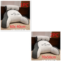 HKM-172499 Ergonomic Triangle Reading Cushion with Detachable Cover and Soft Support for Back and Lumbar