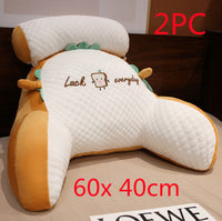 HKM-172499 Ergonomic Triangle Reading Cushion with Detachable Cover and Soft Support for Back and Lumbar