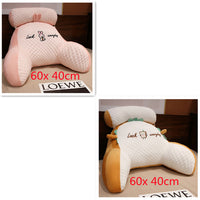 HKM-172499 Ergonomic Triangle Reading Cushion with Detachable Cover and Soft Support for Back and Lumbar
