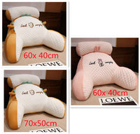 HKM-172499 Ergonomic Triangle Reading Cushion with Detachable Cover and Soft Support for Back and Lumbar
