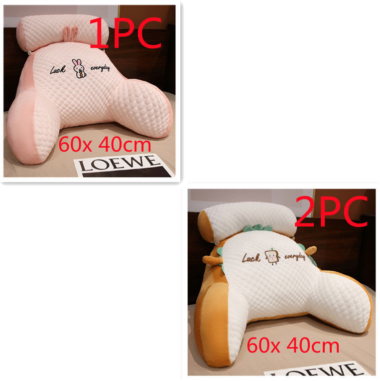 HKM-172499 Ergonomic Triangle Reading Cushion with Detachable Cover and Soft Support for Back and Lumbar