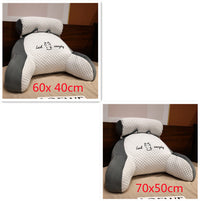 HKM-172499 Ergonomic Triangle Reading Cushion with Detachable Cover and Soft Support for Back and Lumbar