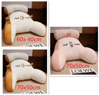 HKM-172499 Ergonomic Triangle Reading Cushion with Detachable Cover and Soft Support for Back and Lumbar
