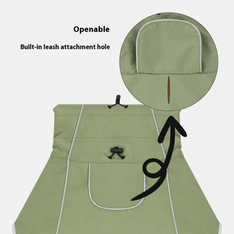 HKM-172499 Waterproof Dual-Use Dog Shell Jacket for Large Pets - Fleece-Lined Options Available