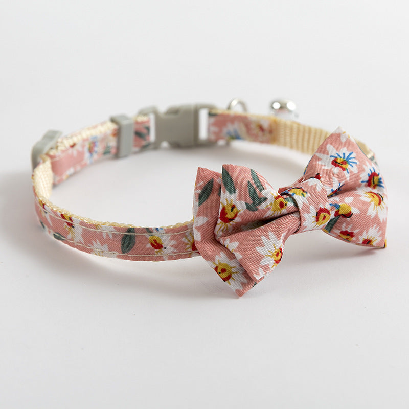 HKM-172563 Adjustable Blue Cat Collar with Safety Buckle and Bell