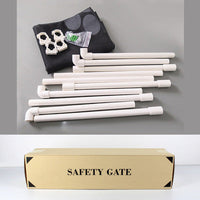 HKM-172883 Pet Safety Isolation Net - Portable Dog Gate Fence for Indoor and Outdoor Use, Easy Assembly, Ideal for Doorways and Stairs